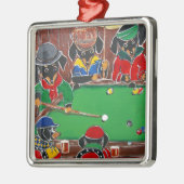 ビリヤードのドキュ メタルオーナメント (左)