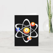 ビリヤードのプールテーブルゲームスティック雪だるまプールビル カード (正面)