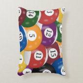 ビリヤードのボールパターン アクセントクッション (正面(垂直))