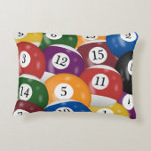 ビリヤードのボールパターン アクセントクッション (裏面)