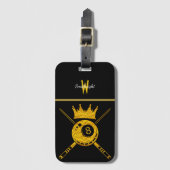 ビリヤードの体験でプレイヤーの知識を深める ラゲッジタグ (正面縦)