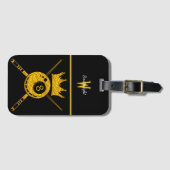 ビリヤードの体験でプレイヤーの知識を深める ラゲッジタグ (正面横)