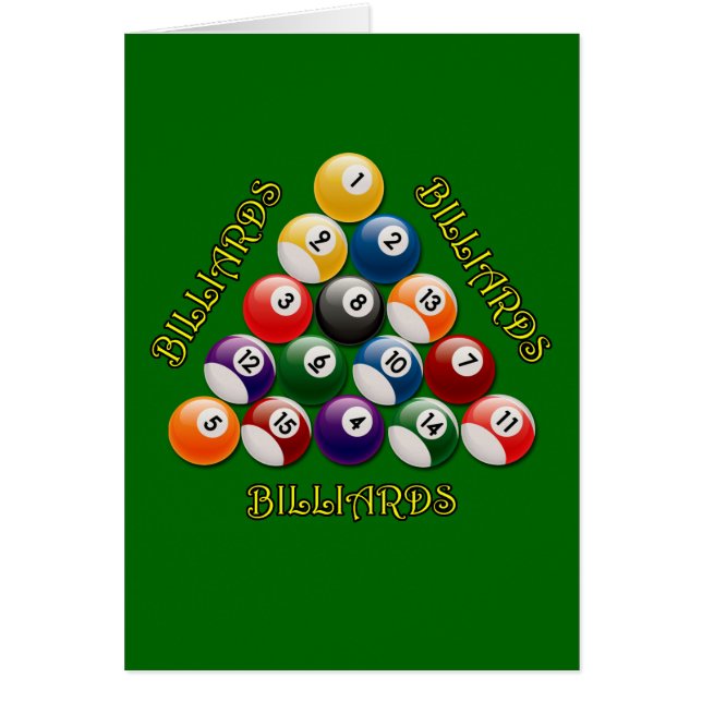 ビリヤードの棚 (正面)