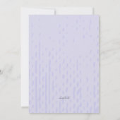 ビリヤードの玉の招待状 招待状 (裏面)