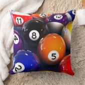 ビリヤードの玉突の玉の正方形の装飾用クッション クッション (ブランケット)