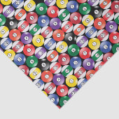 ビリヤードの玉突の玉パターン 薄葉紙 (詳細)