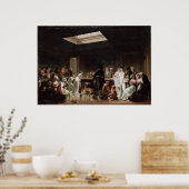 ビリヤードの試合 ポスター (キッチン)