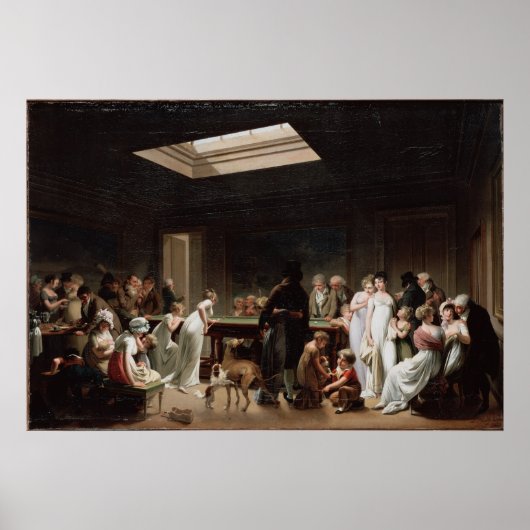 ビリヤードの試合 ポスター (正面)