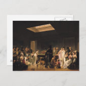 ビリヤードの試合, 1807 ポストカード (正面/裏面)