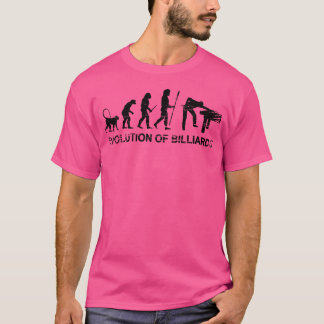 ビリヤードの進化 Tシャツ