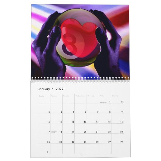 ビリヤードの2015年の芸術 カレンダー (1月 2027)