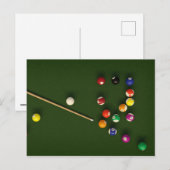 ビリヤードはがき ポストカード (正面/裏面)