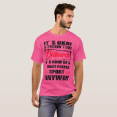 ビリヤードはもし嫌いだから大丈夫 Tシャツ (正面フル)
