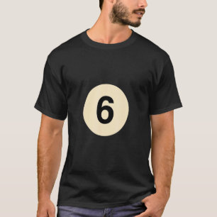 ビリヤードはボールに変装6グループの衣装 Tシャツ