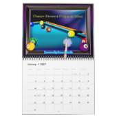 ビリヤードは2018年をカレンダーに記録します カレンダー (1月 2027)