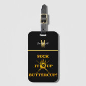 ビリヤードやる気を起こさせる引用文付きはっきりしたデザイン ラゲッジタグ (正面縦)