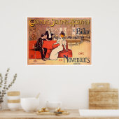 ビリヤードアカデミーバルセロナ，スペイン ポスター (キッチン)