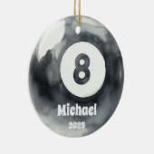 ビリヤードオーナメント,オーナメント，キッズスポーツ セラミックオーナメント (右)