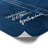 ビリヤードキューパテントアートプリントno.4プールルームデコール ポスター (角)