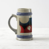 ビリヤードステイン ビールジョッキ (左)