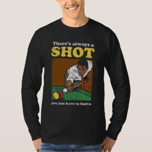 ビリヤードスヌーカーレトロ Tシャツ