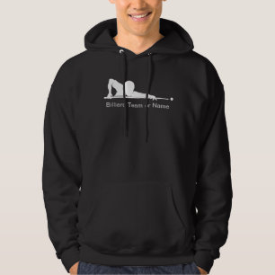ビリヤードチームプールホールTシャツテンプレート パーカ