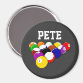 ビリヤードテンプレート、人気があるデザイン マグネット (正面/裏面)