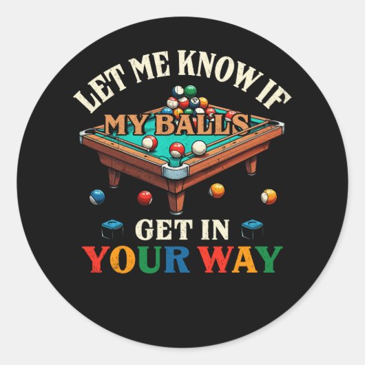 ビリヤードプもしールプレイの方法を教えて ラウンドシール (正面)