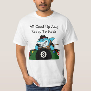 ビリヤードプールホール反逆者の面白いTシャツ Tシャツ