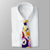 ビリヤードボールのコラージュ ネクタイ (タイ)