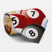 ビリヤードボールのコラージュ ネクタイ (ロール)