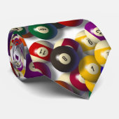 ビリヤードボールのタイ ネクタイ (ロール)