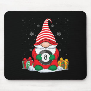 ビリヤードボールクリスマス格言かわいいビリヤードボール マウスパッド