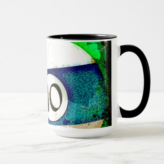 ビリヤードボール第10 マグカップ (右)