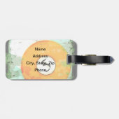 ビリヤードボール第5 ラゲッジタグ (裏面横)