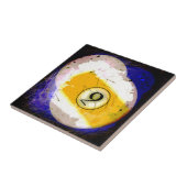 ビリヤードボール第9 タイル (側面)