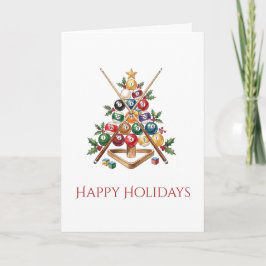 ビリヤードボール クリスマスツリー クリスマスの休日 シーズンカード