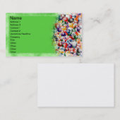 ビリヤードボール 名刺 (正面/裏面)