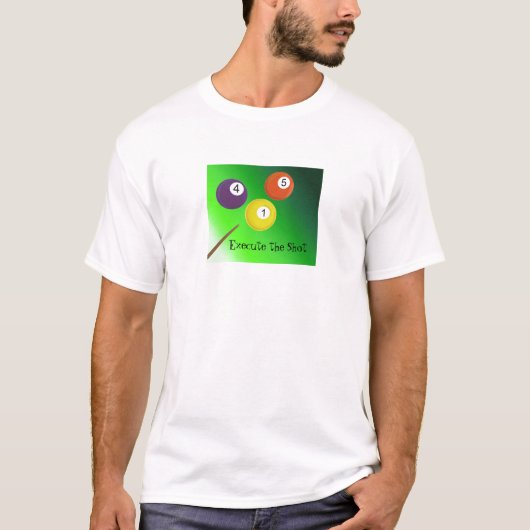 ビリヤードボール Tシャツ (正面)