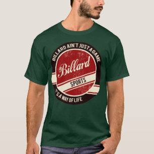 ビリヤードレトロ Tシャツ