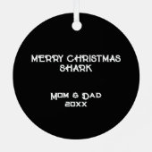 ビリヤード八ボパーソナライズされたール メタルオーナメント (裏面)