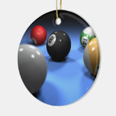 ビリヤード台 セラミックオーナメント (左)