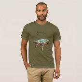 ビリヤード台 Tシャツ (正面フル)