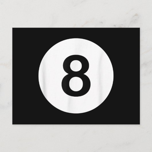 ビリヤード場Tシャツ サメ好きギフト シーズンポストカード (正面)