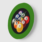 ビリヤード壁時計 ラージ壁時計 (傾斜)