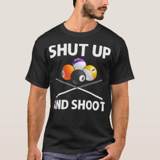 ビリヤード愛好家のためのユーモラスなビリヤードアート Tシャツ