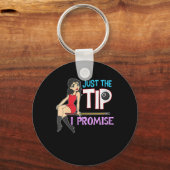 ビリヤード愛好家 | Just The Tip I Promise キーホルダー (正面)