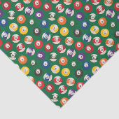 ビリヤード模様 薄葉紙 (詳細)