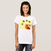 ビリヤード猫 Tシャツ (正面フル)