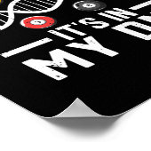 ビリヤード私のDNAプールにおもしろいある ポスター (角)